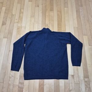 Smartwool Men's Navy 1/4 Zip Merino Wool Sweater